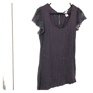 Lace sleeve top